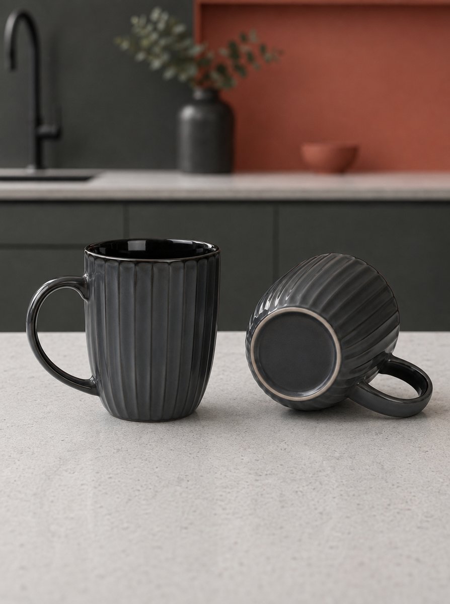 Кружка MÜGE Ostita Grey Black